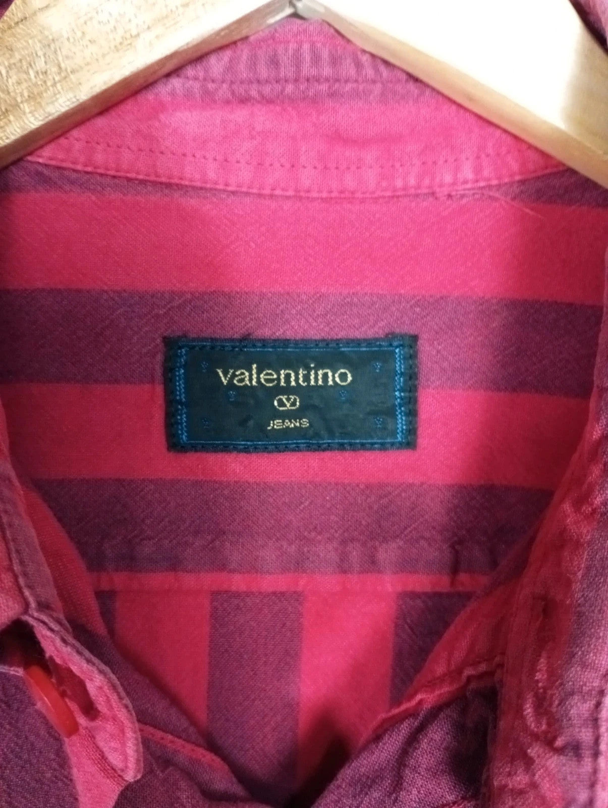 Camisa rayas valentino talla XXL