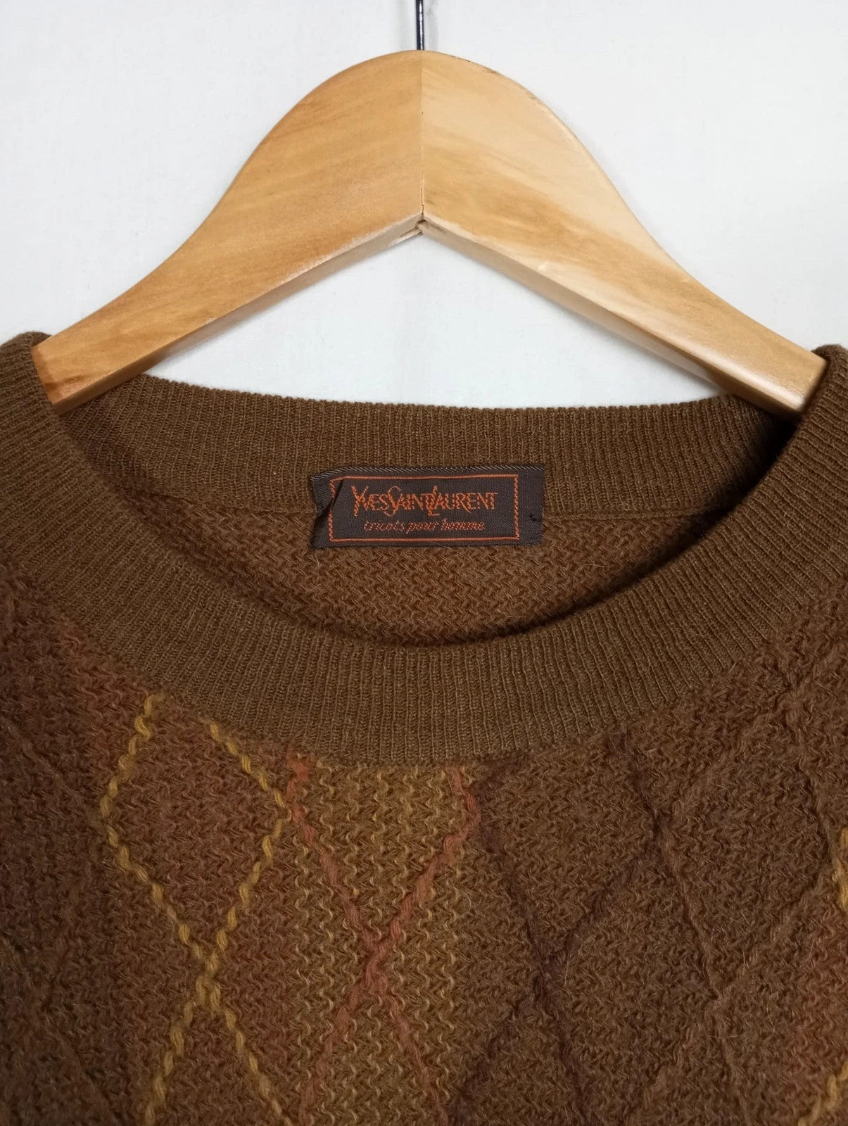 jersey marrón ysl talla s. Lana de alpaca. Perfecto estado
