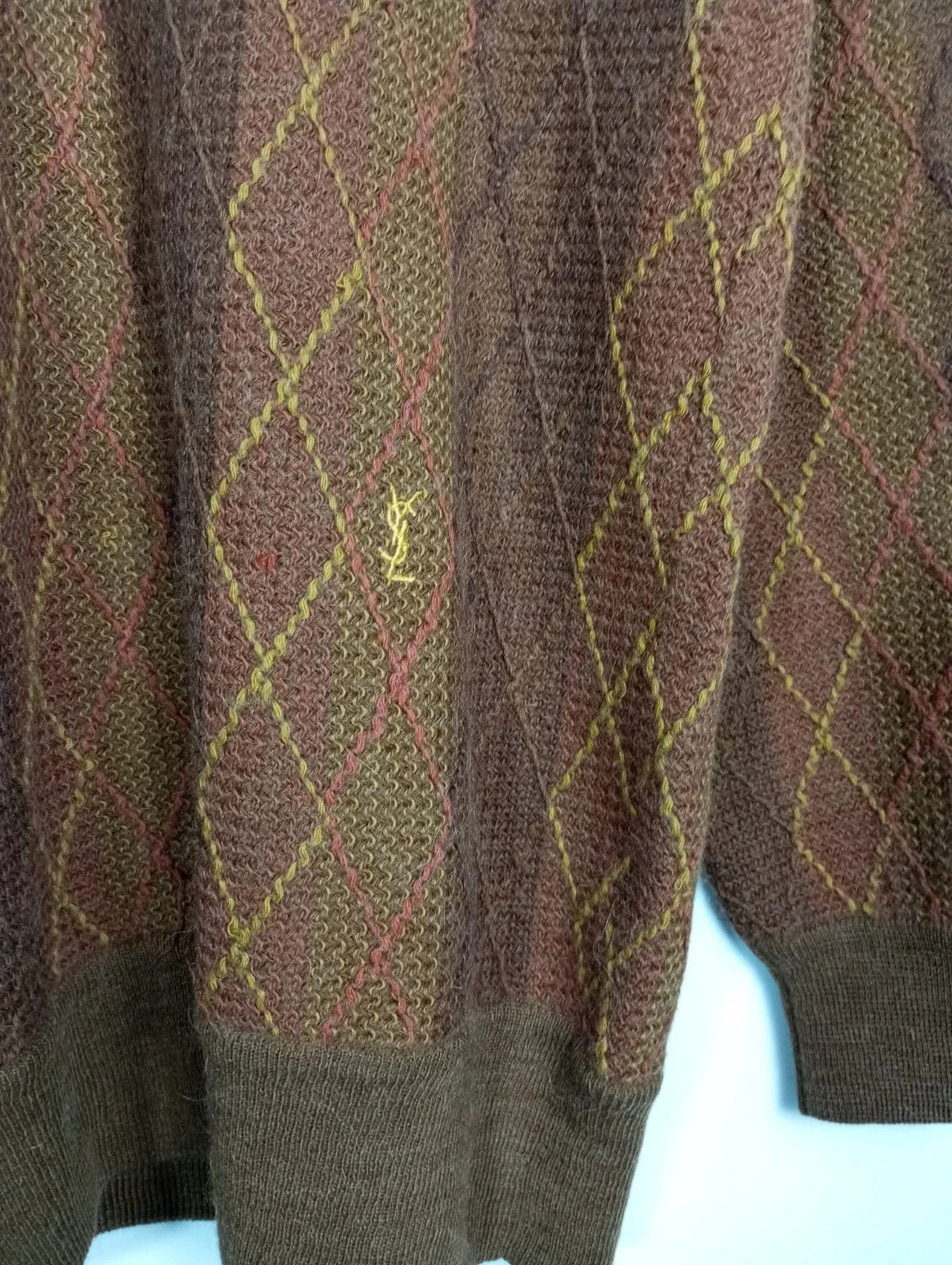 jersey marrón ysl talla s. Lana de alpaca. Perfecto estado