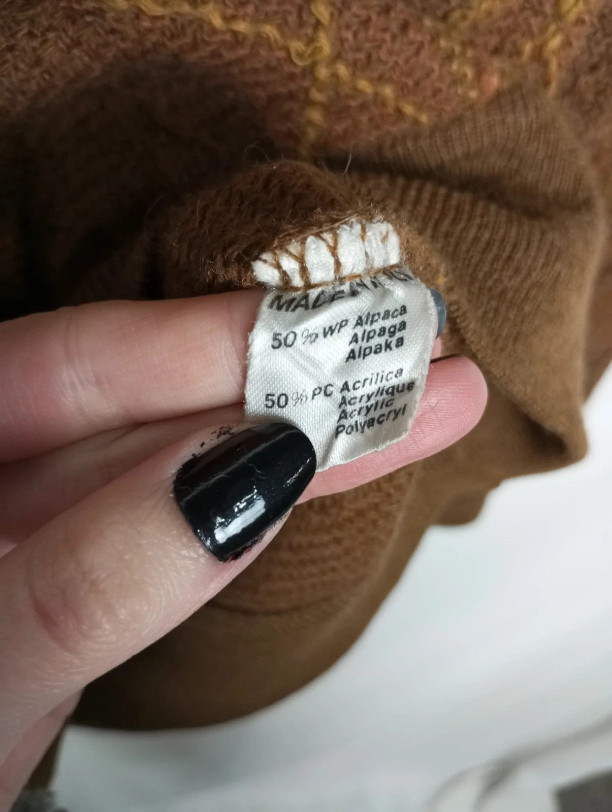 jersey marrón ysl talla s. Lana de alpaca. Perfecto estado