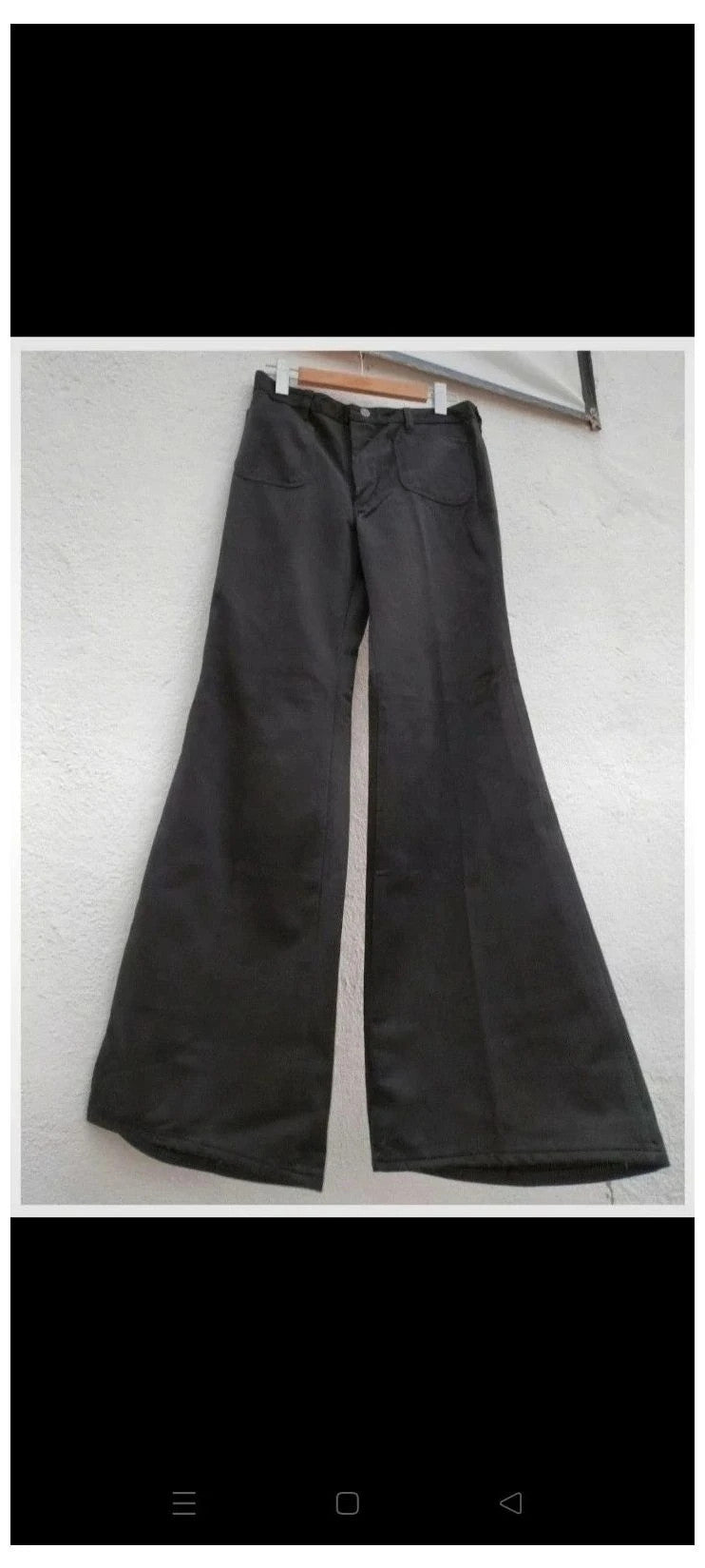 Pantalón de campana años 70s talla 34 deadstock wrangler blue bell
