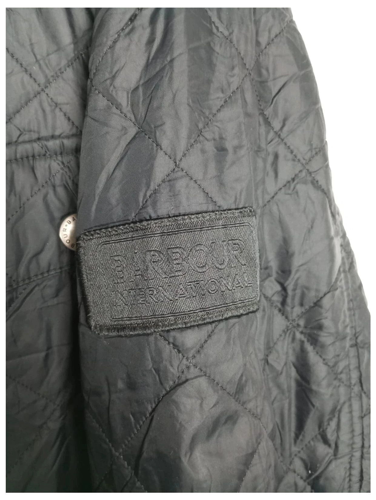 Chaqueta Barbour negra talla XL. Modelo Ariel moto