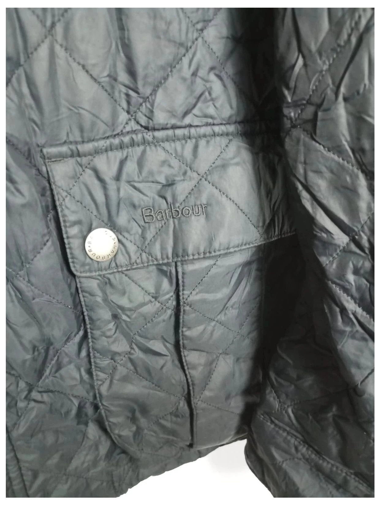 Chaqueta Barbour negra talla XL. Modelo Ariel moto