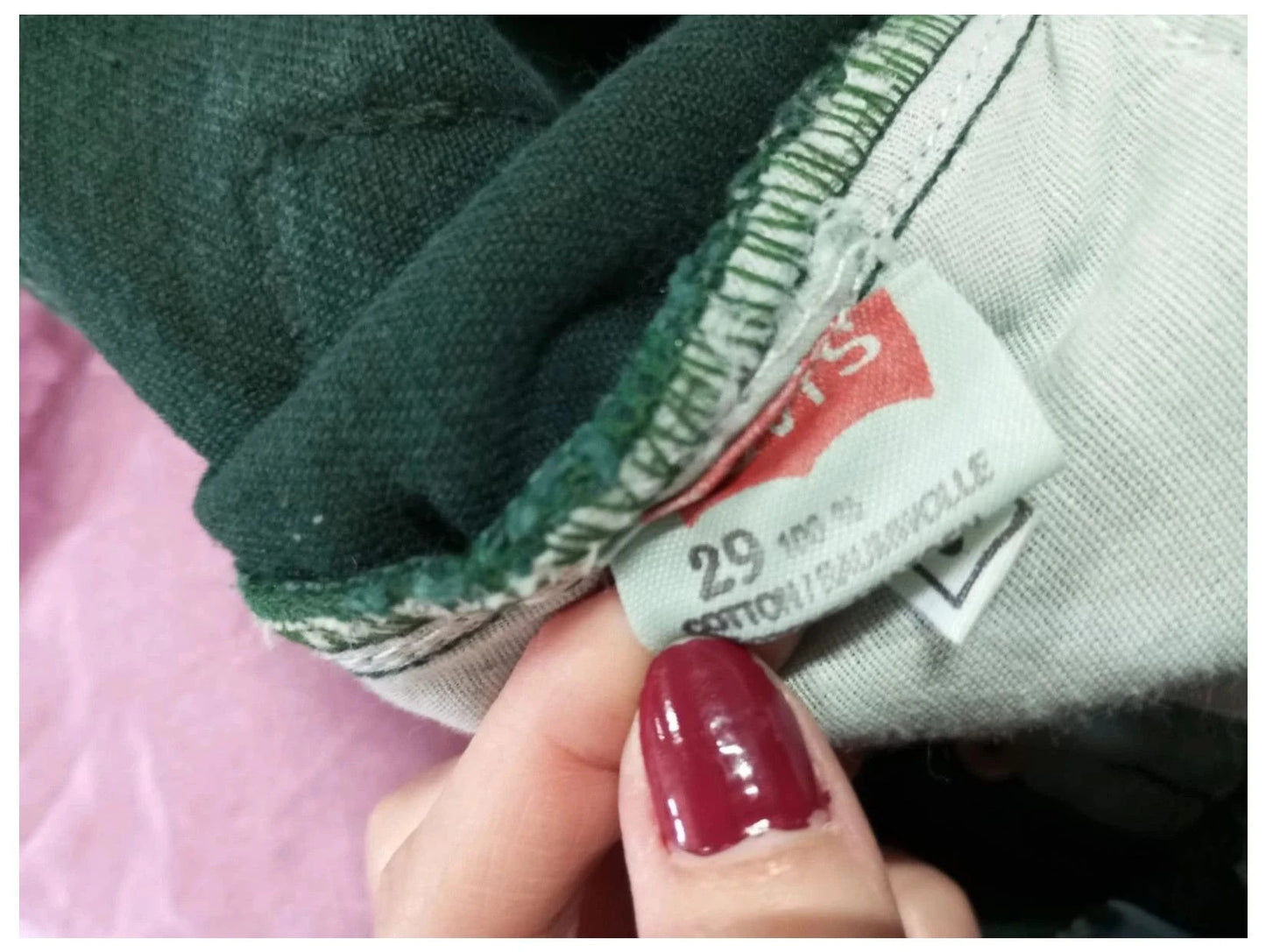 Levis 501 x usa verde talla 46