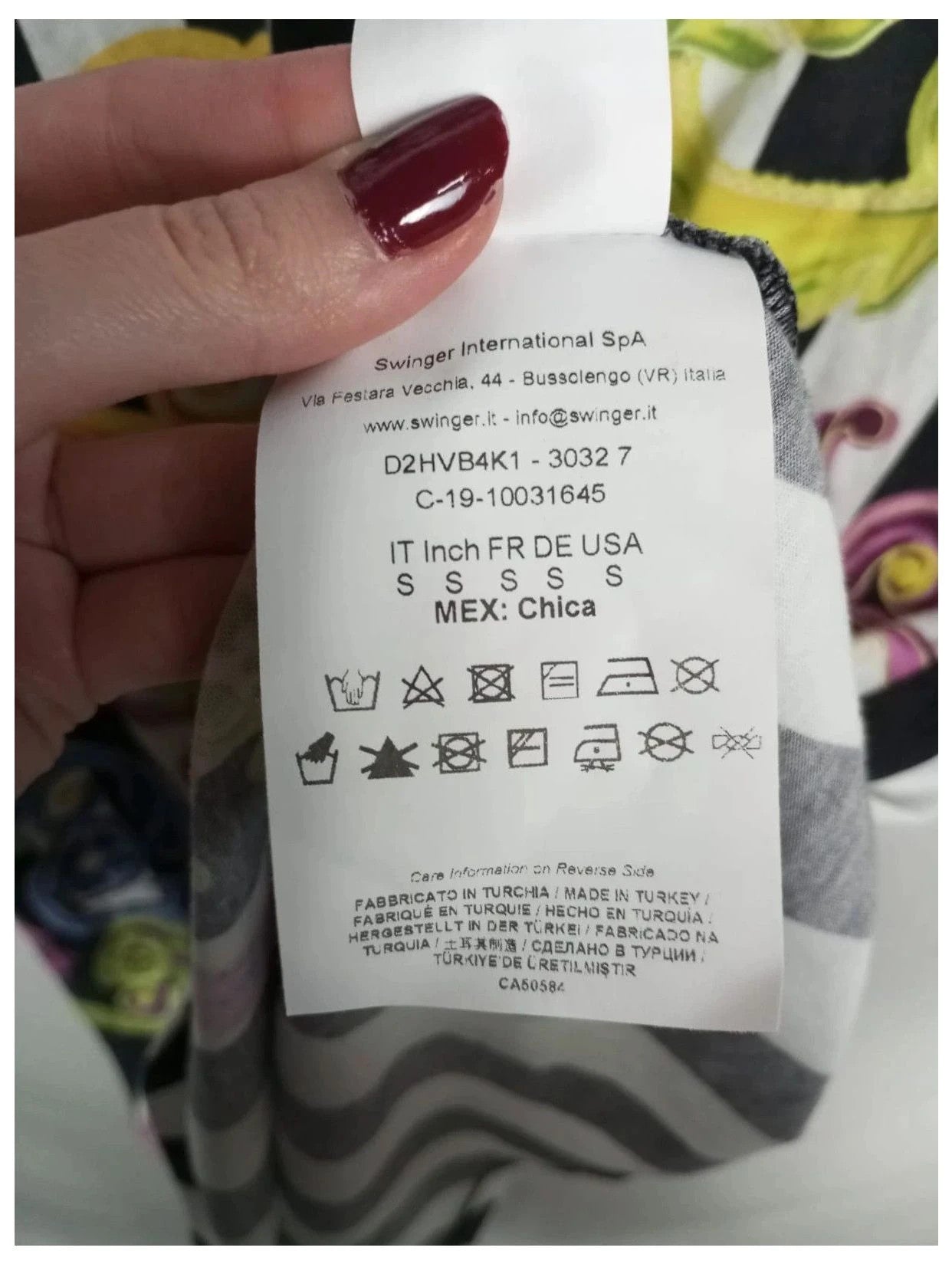 Vestido de algodón manga corta talla s