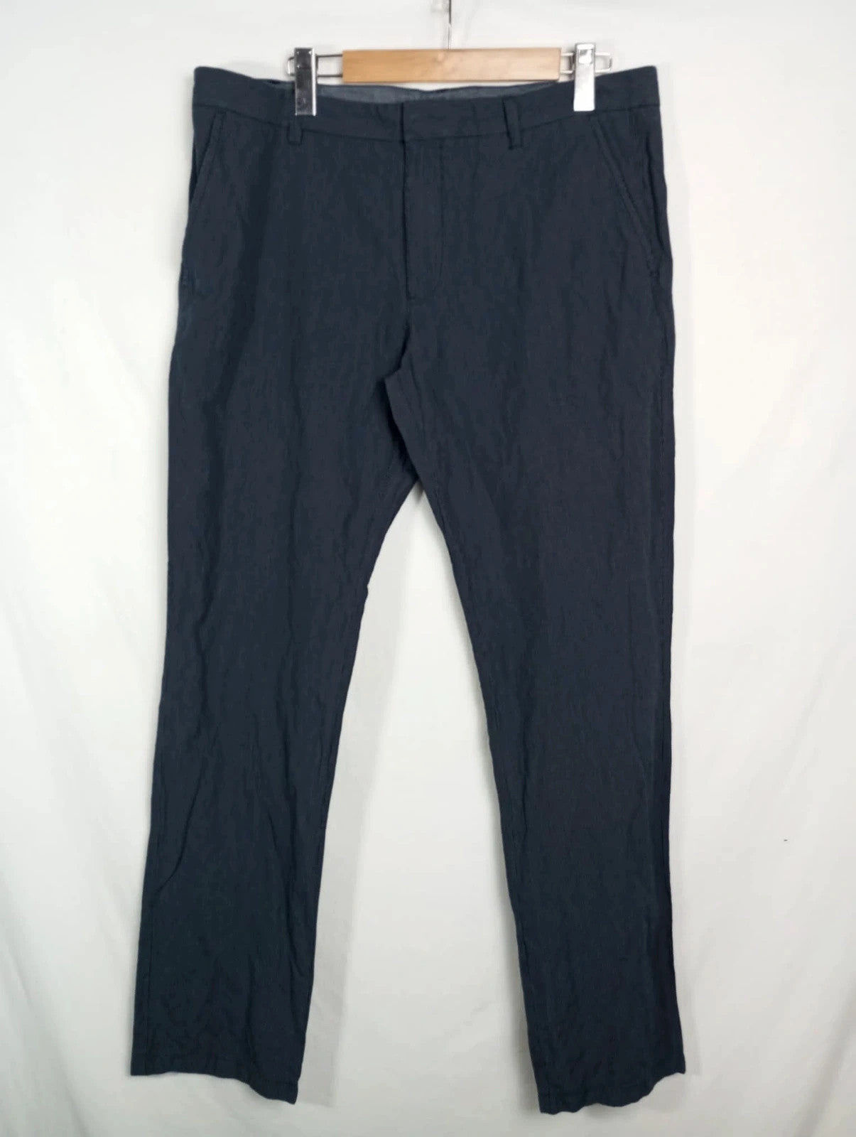 pantalón Calvin Klein azul con rayitas w36 l34 talla 46