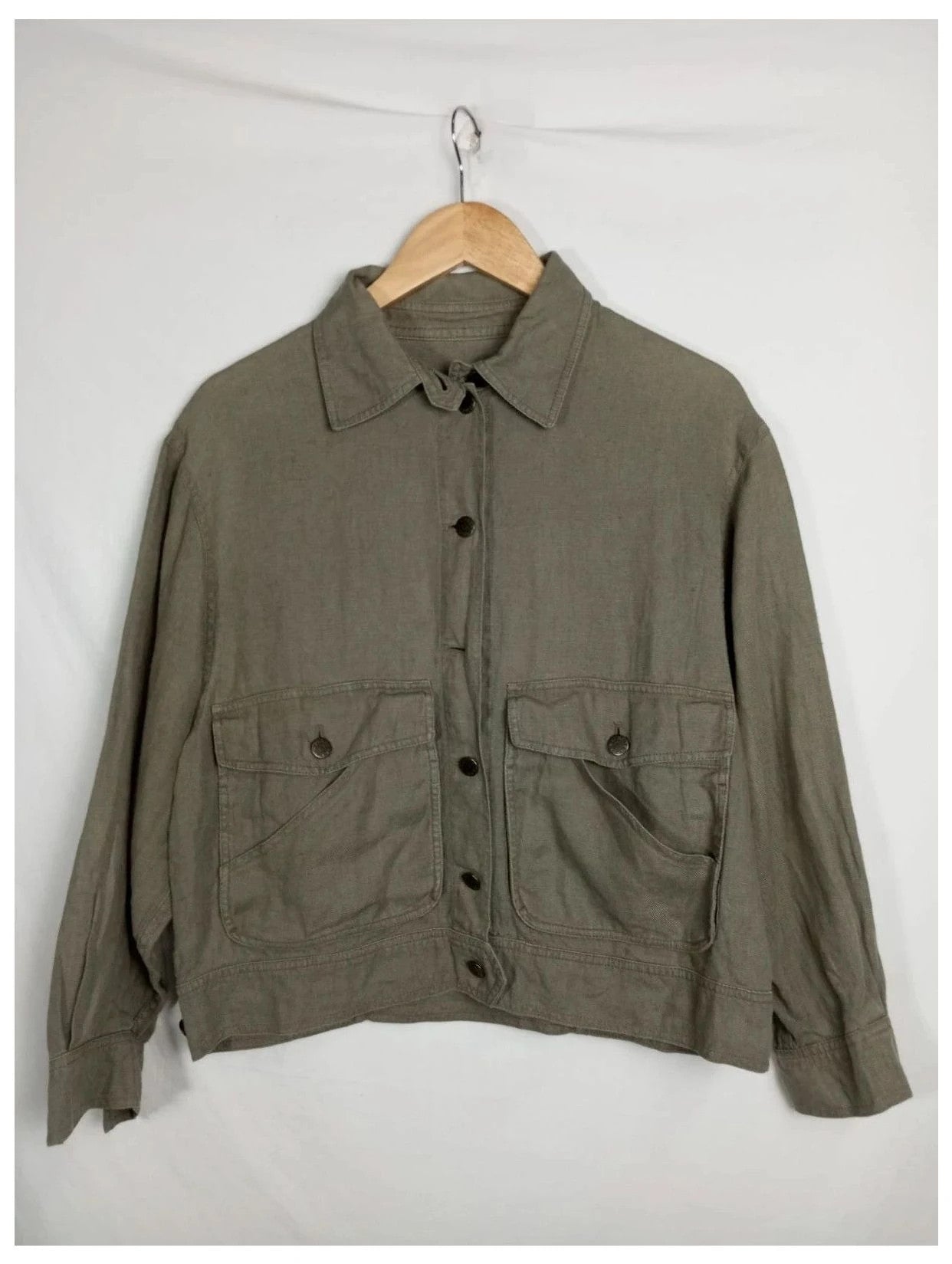 Chaqueta de lino crop talla 40 pennyblack