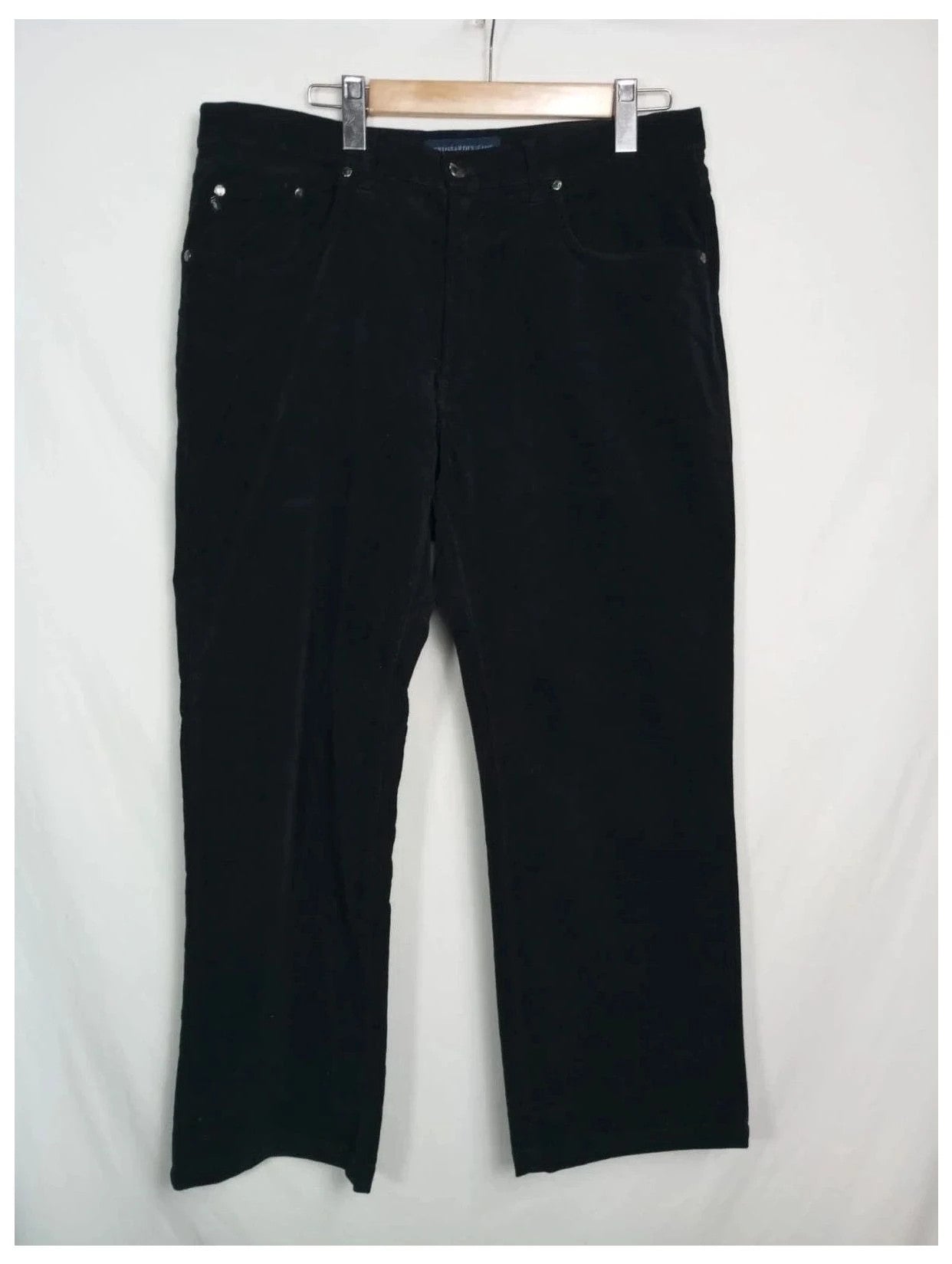 pantalón trussardi negro elástico talla 46