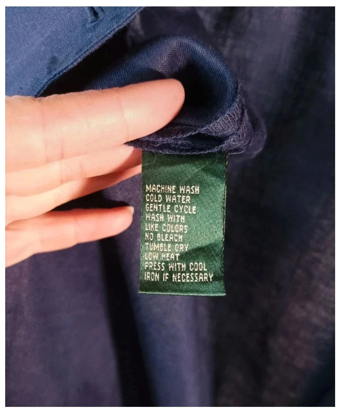 sobrecamisa de lino talla s Ralph Lauren
