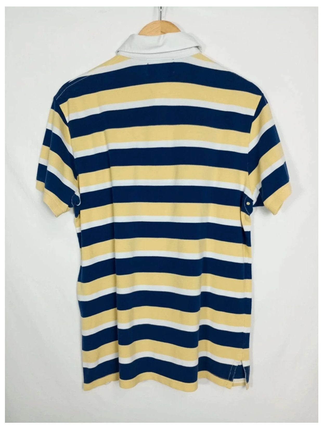 polo by ralph Lauren, rayas amarillo talla L
100% algodón