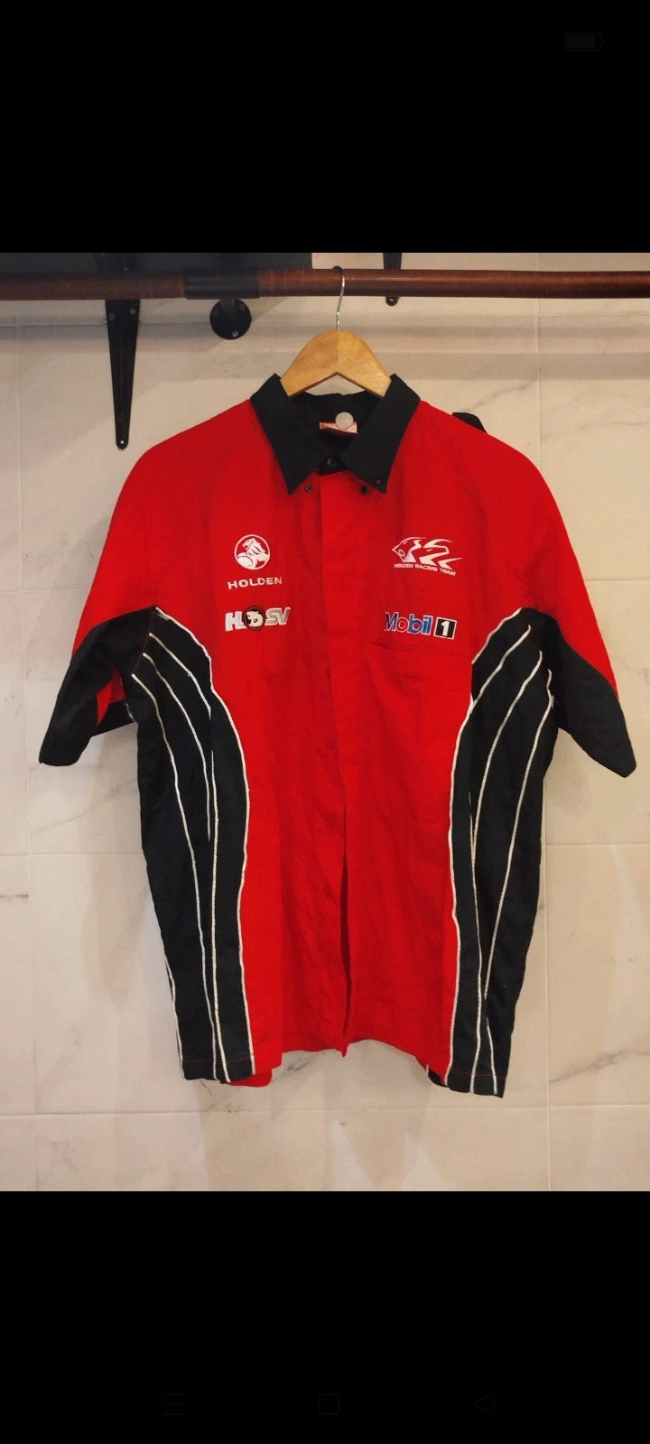 Holden Chaqueta de manga corta talla m Racing team vintage