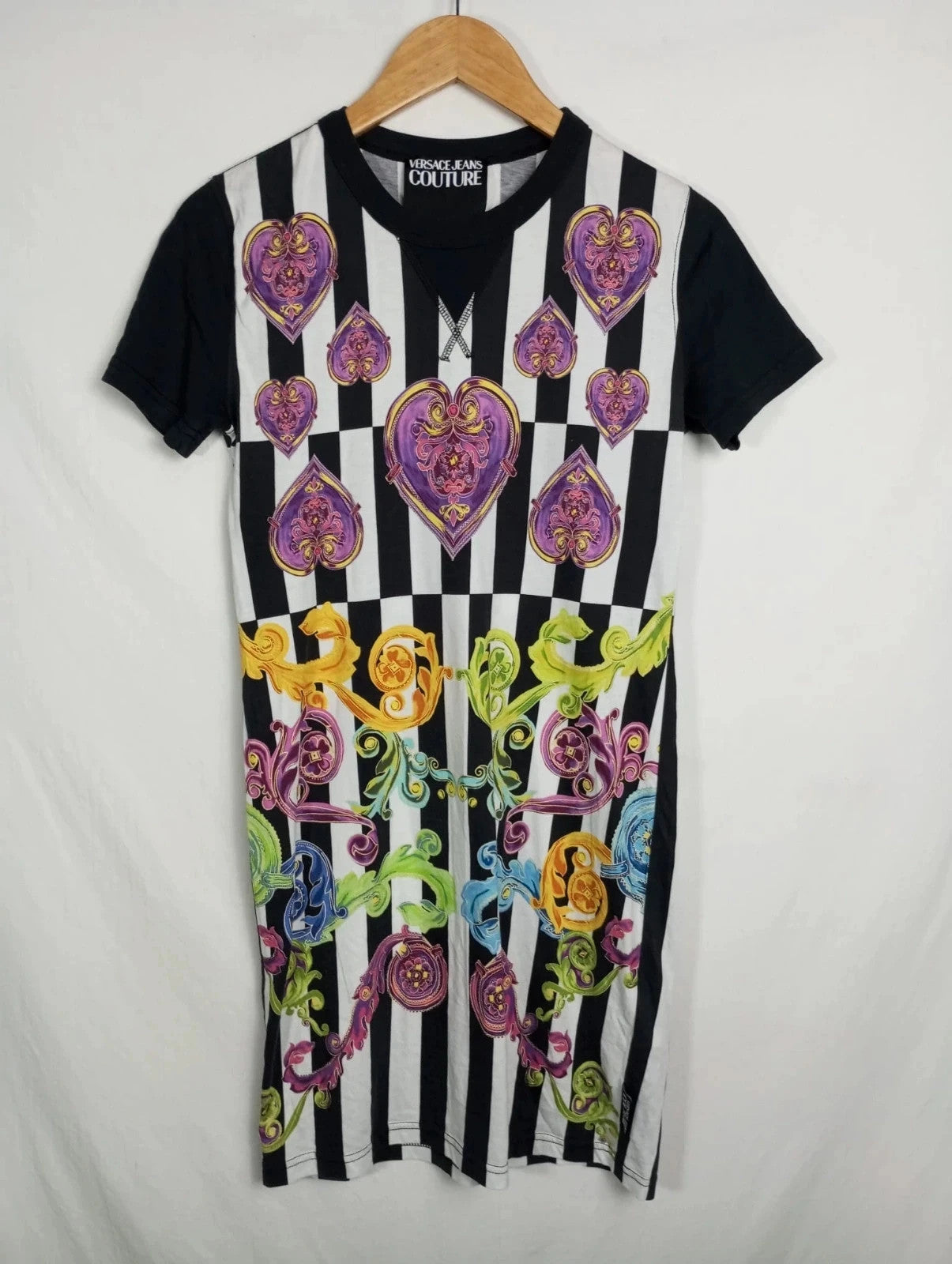 Vestido de algodón manga corta talla s