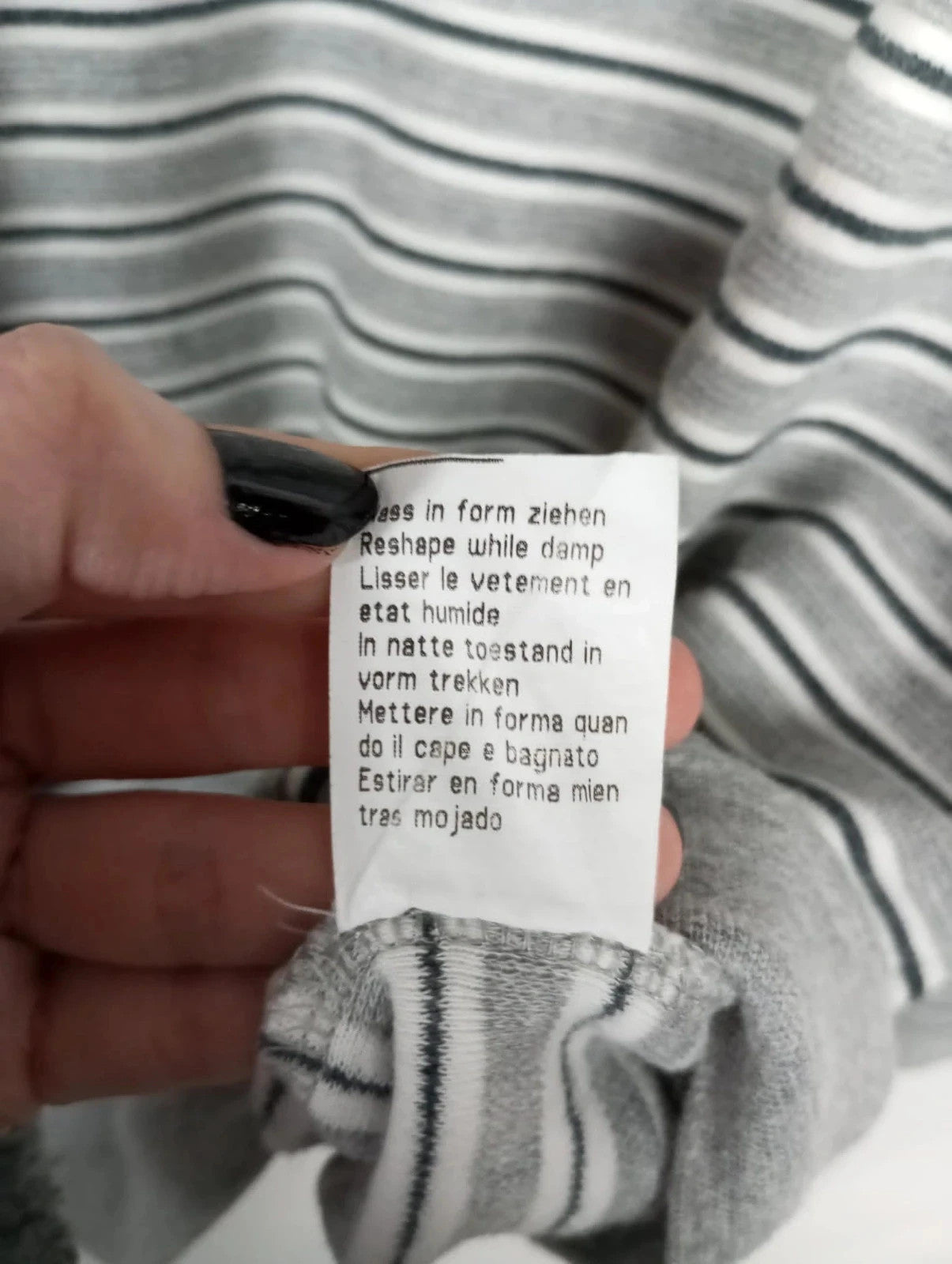 polo de rayas 100% algodón manga larga Yves Saint Laurent talla L