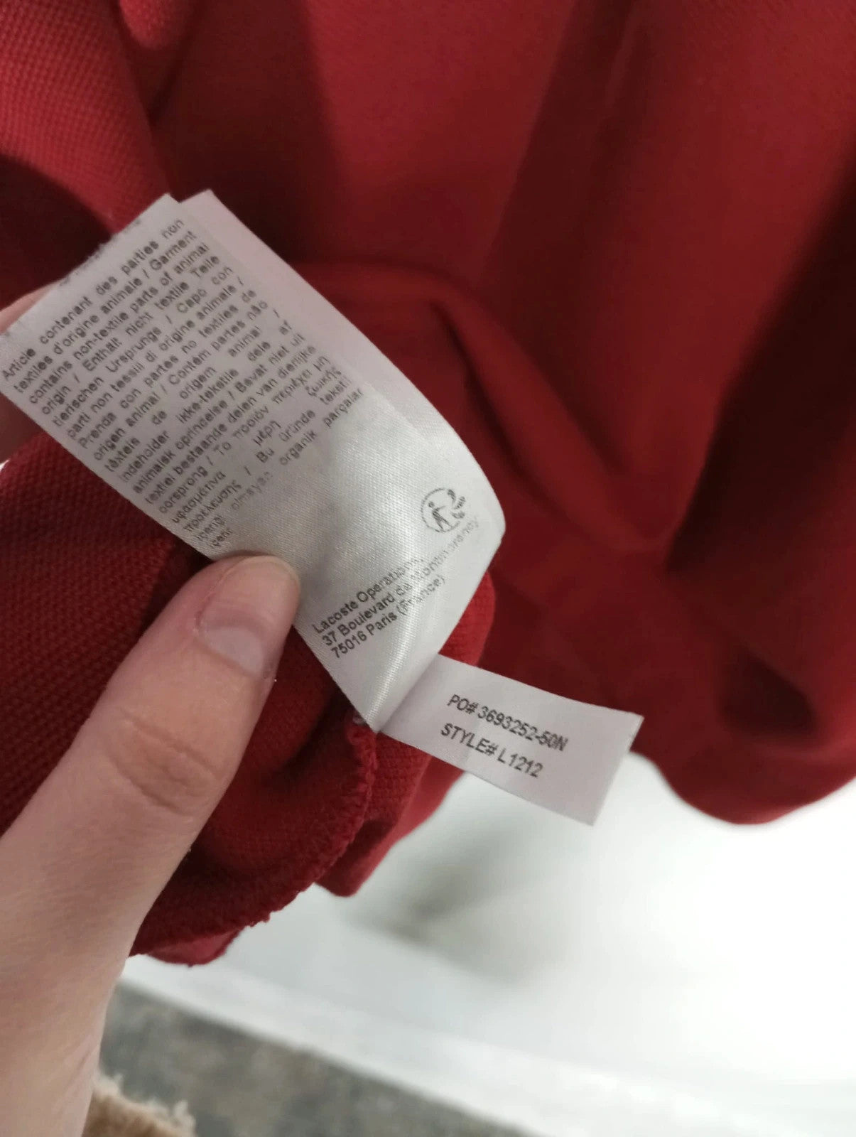 Polo Lacoste talla s
