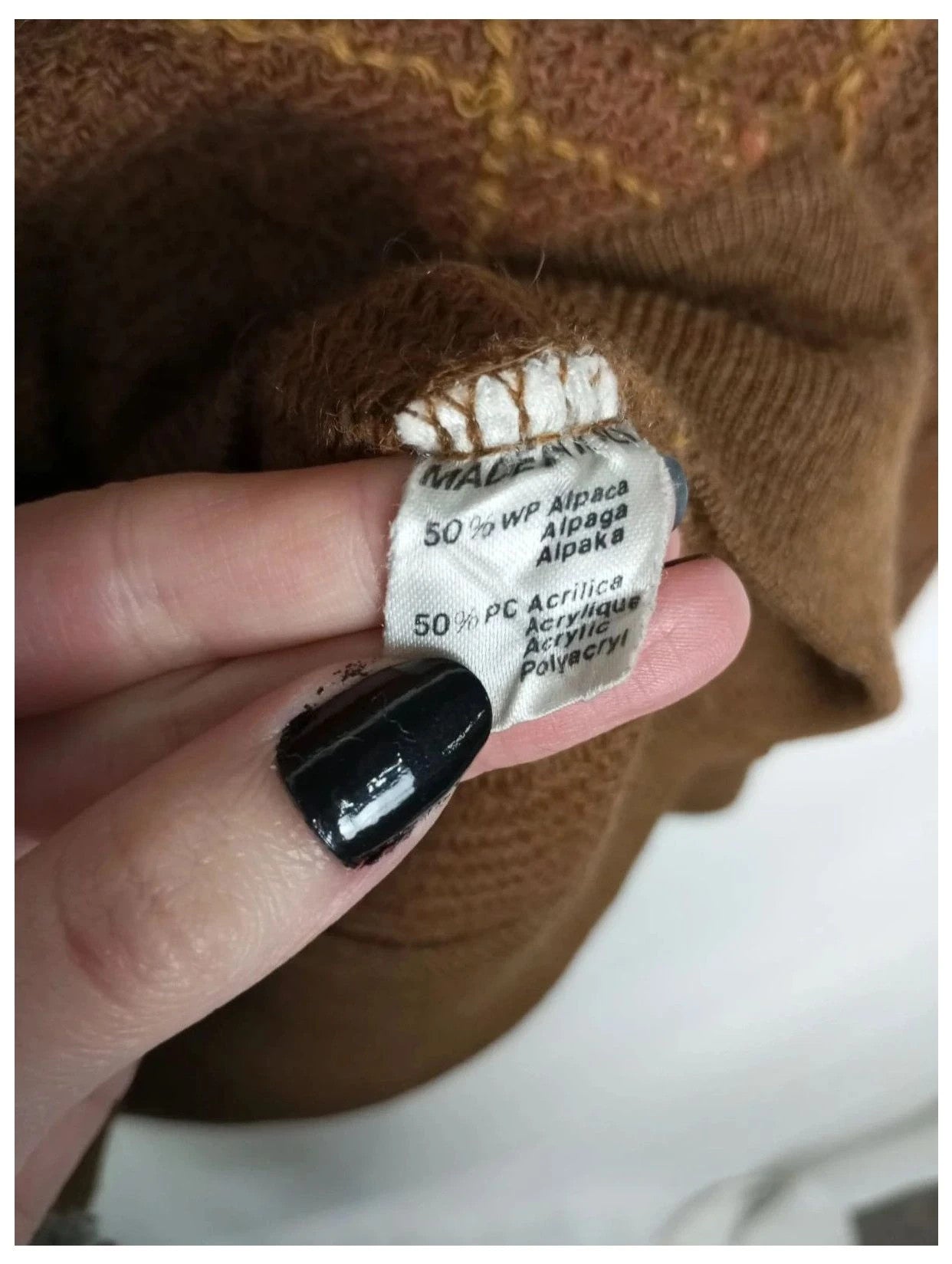 jersey marrón ysl talla s. Lana de alpaca. Perfecto estado