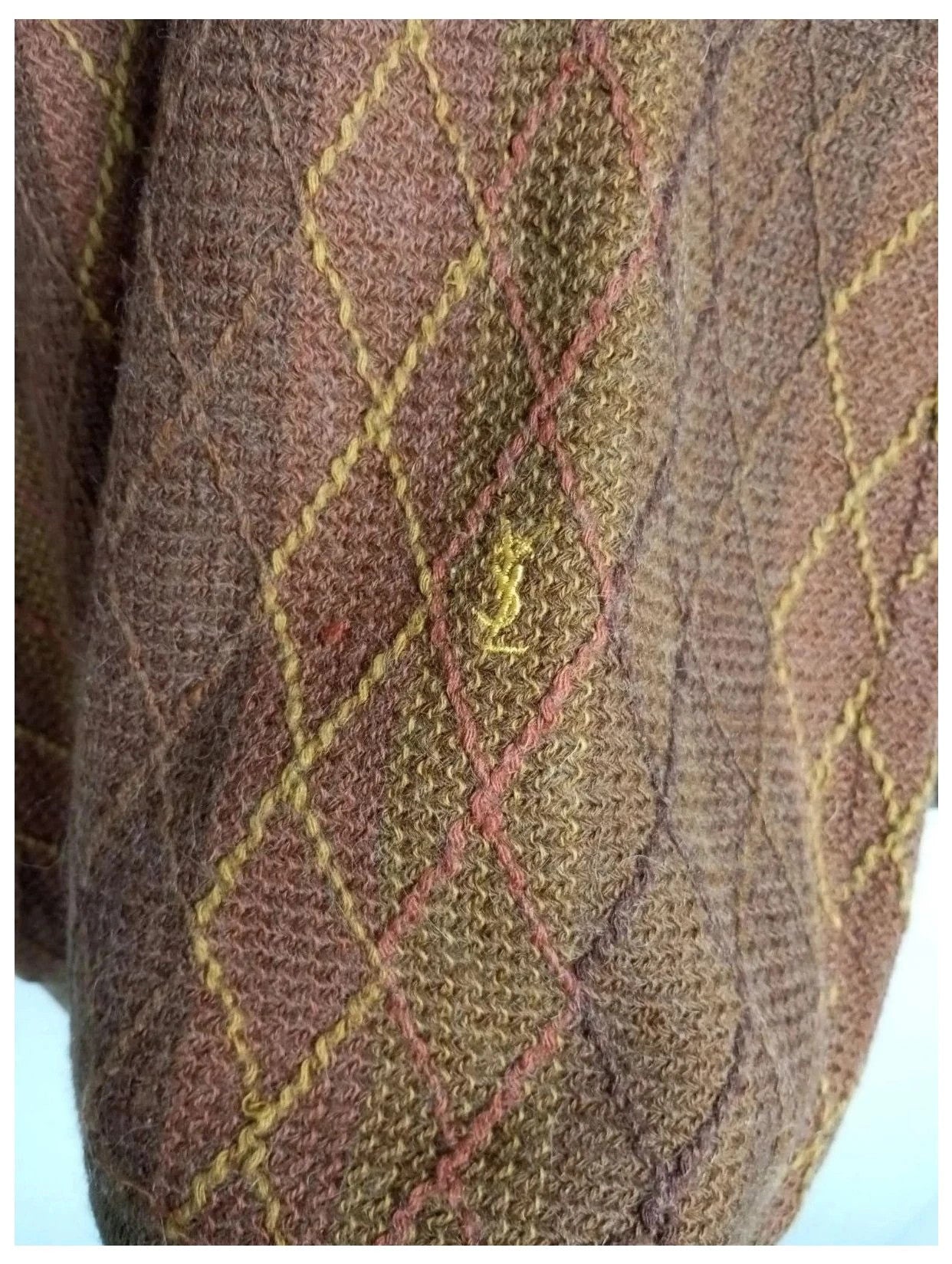 jersey marrón ysl talla s. Lana de alpaca. Perfecto estado