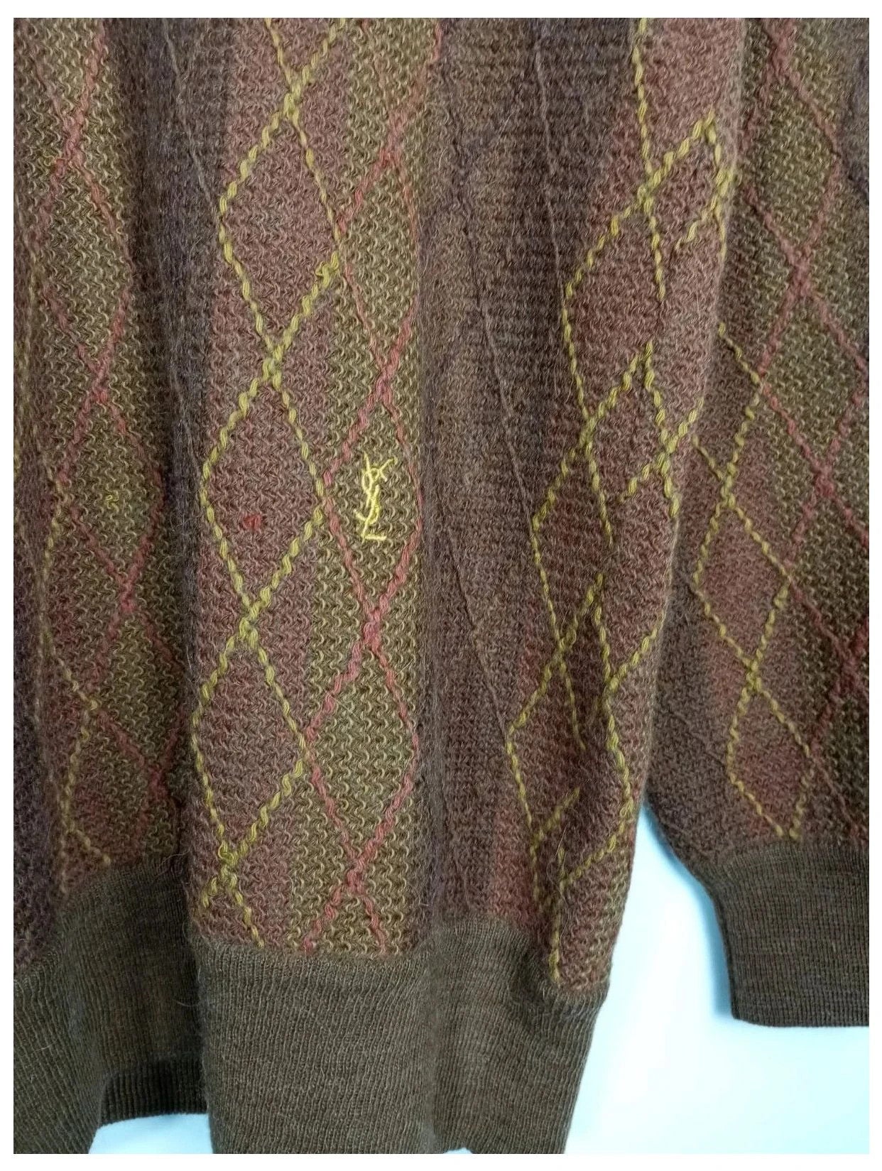 jersey marrón ysl talla s. Lana de alpaca. Perfecto estado