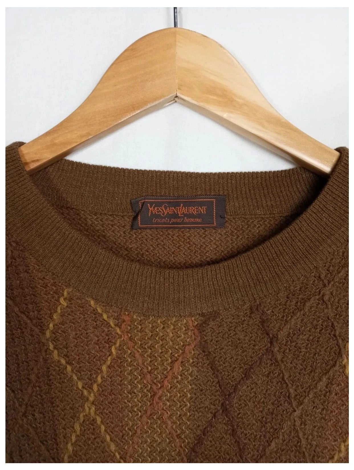 jersey marrón ysl talla s. Lana de alpaca. Perfecto estado
