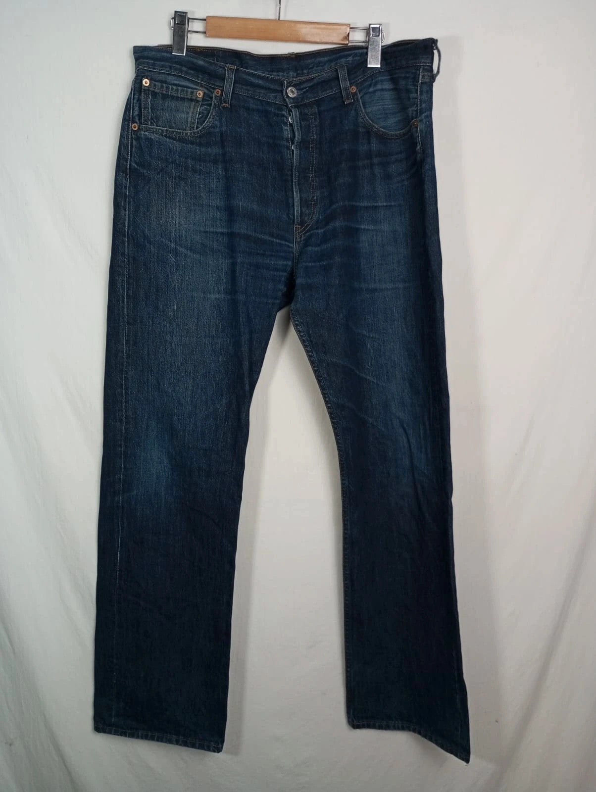 Pantalón vaquero Levis azul 501 w38 l34 talla 48