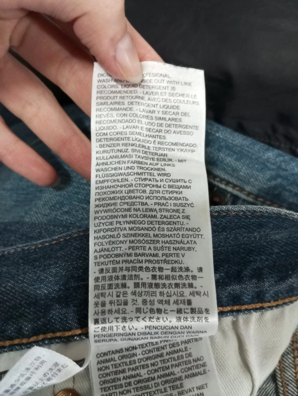 Levis azul 501 w38 l34 talla 48 pantalones vaqueros