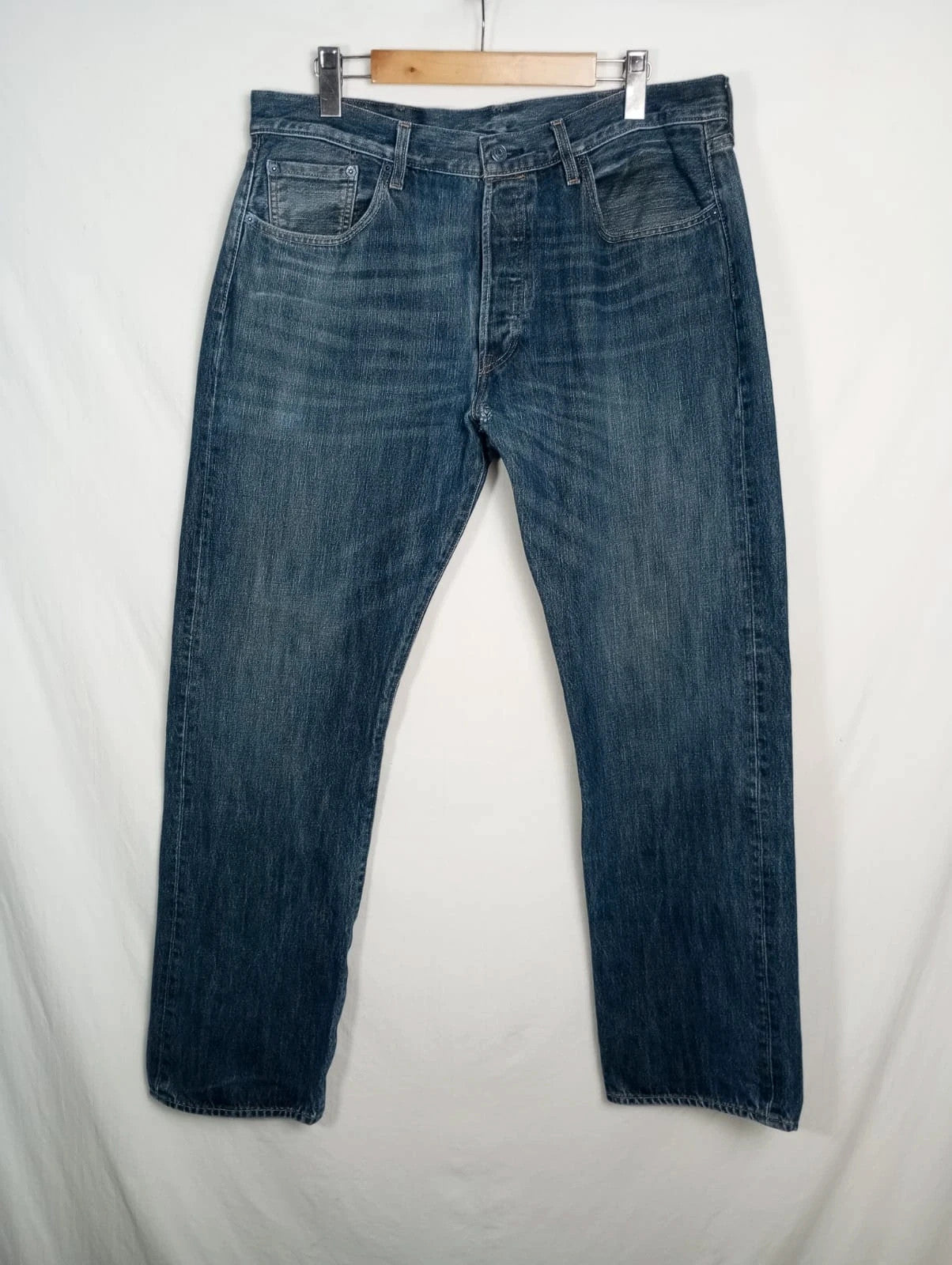 Levis azul 501 w38 l34 talla 48 pantalones vaqueros
