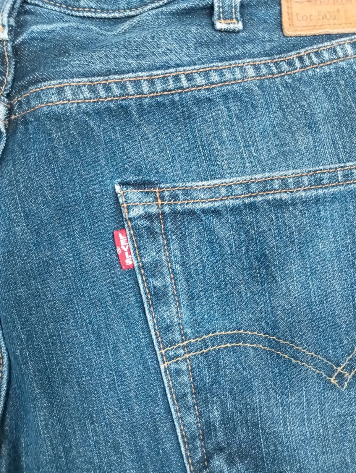 Levis azul 501 w38 l34 talla 48 pantalones vaqueros