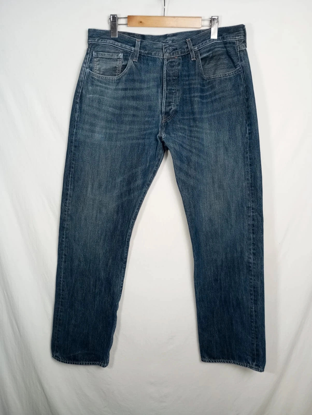 Levis azul 501 w38 l34 talla 48 pantalones vaqueros