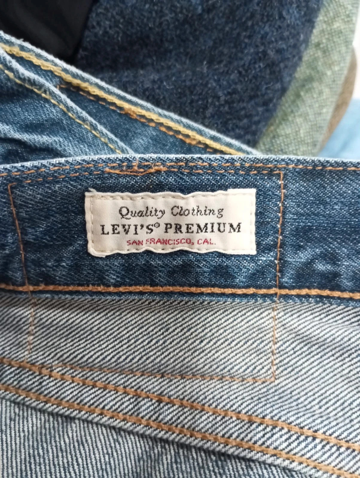 Levis azul 501 w38 l34 talla 48 pantalones vaqueros