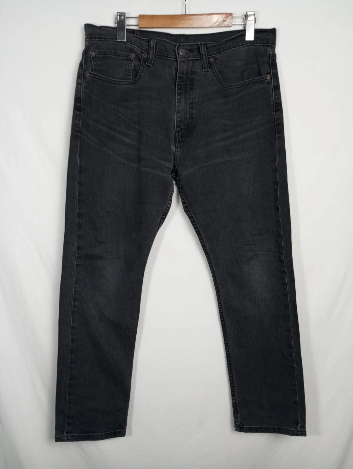 Levis negro 522 w34 l30 talla 44 pantalones vaqueros