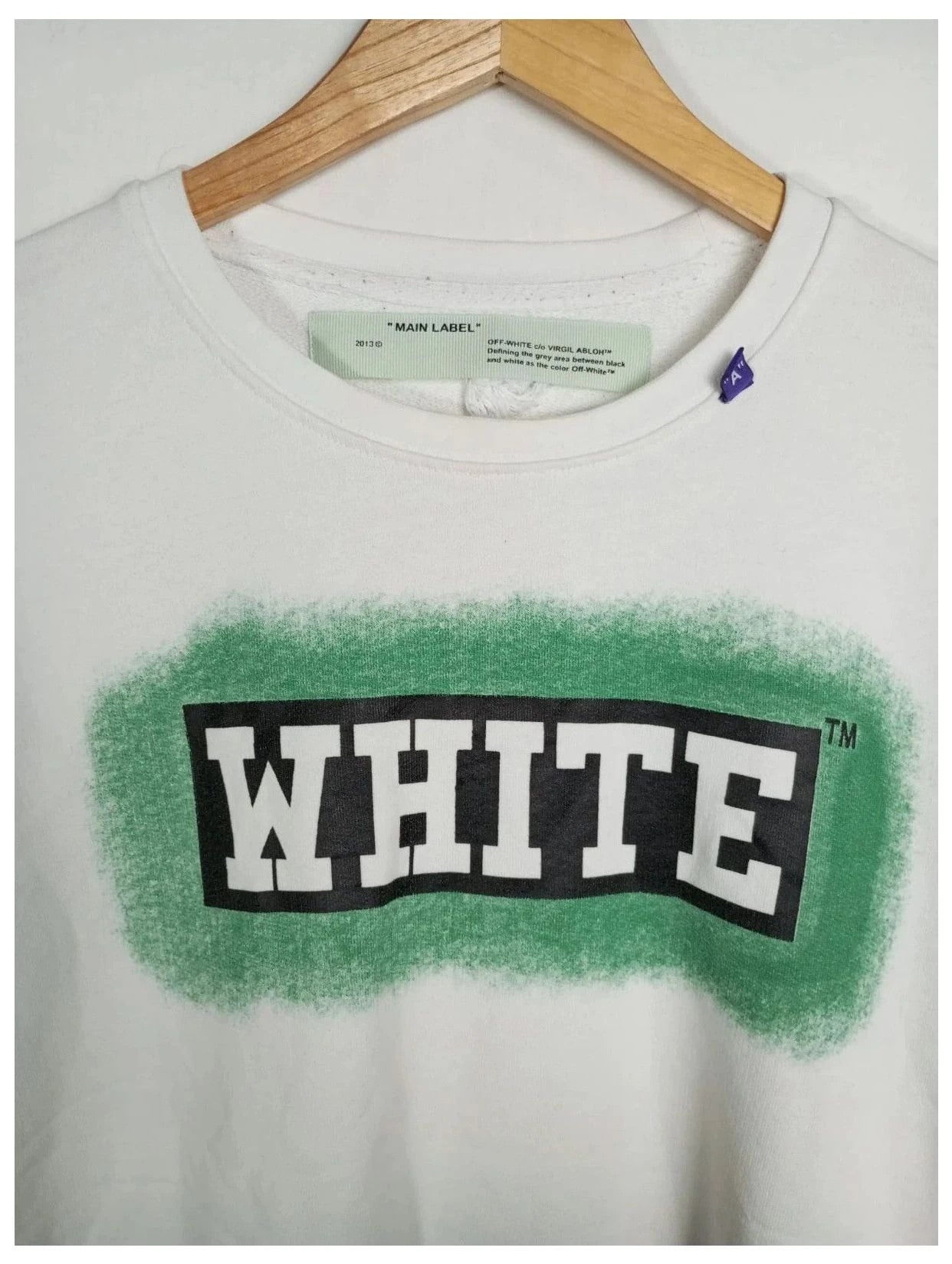 sudadera blanca off white talla xxl
Perfecto estado. 100% algodón