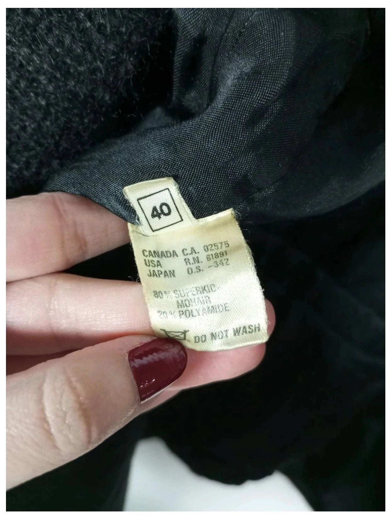 Chaqueta de mohair vintage escada. Perfecto estado lana angora