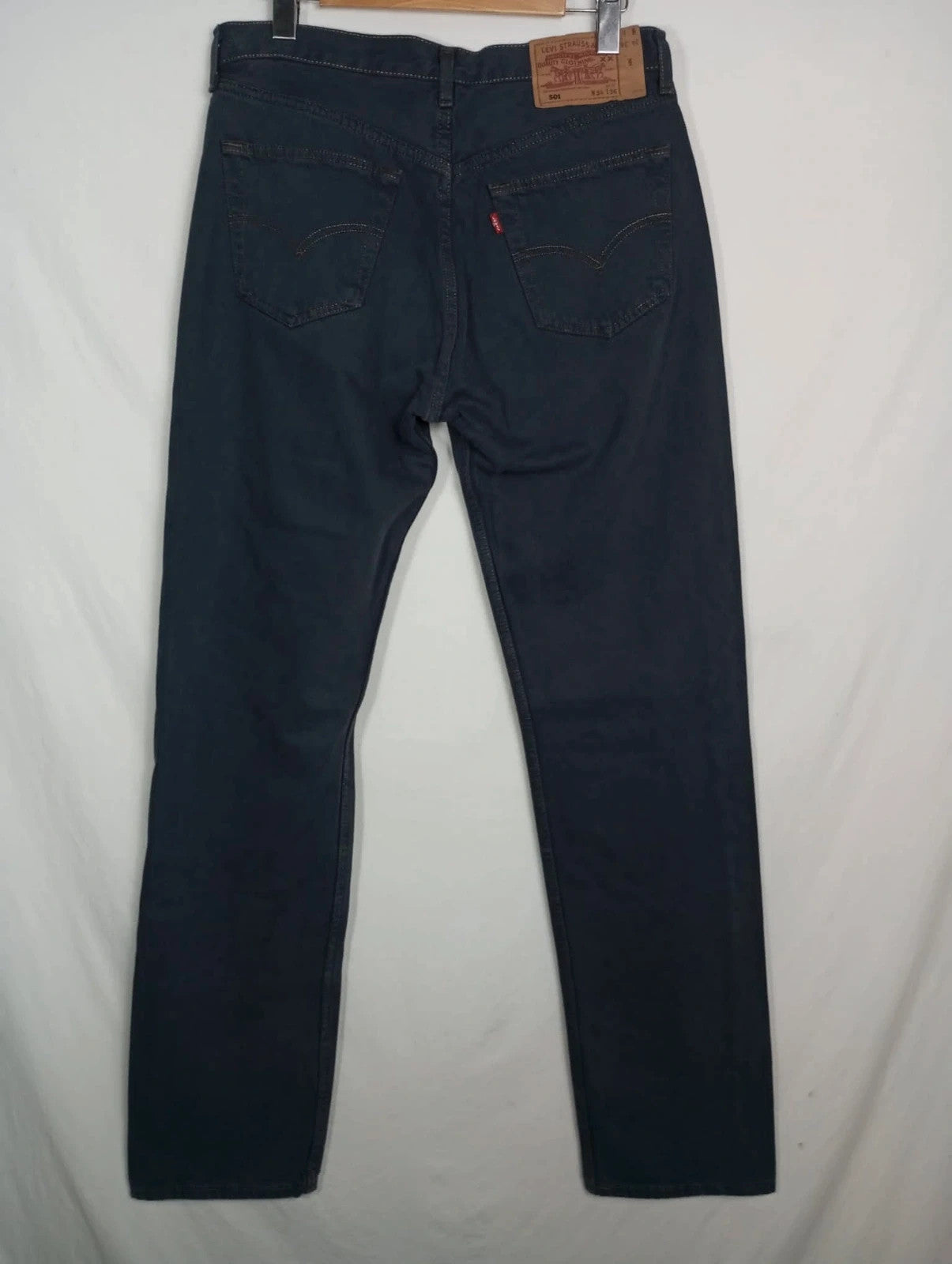 Levis azul 501 w34 l36 talla 42 pantalones vaqueros vintage