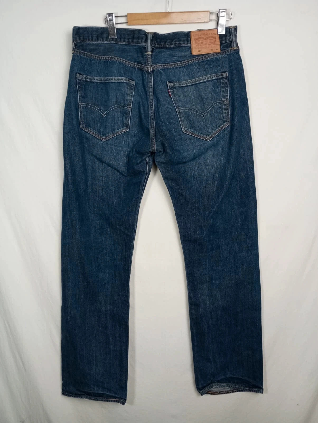 Levis azul 501 w36 l34 talla 46 pantalones vaqueros