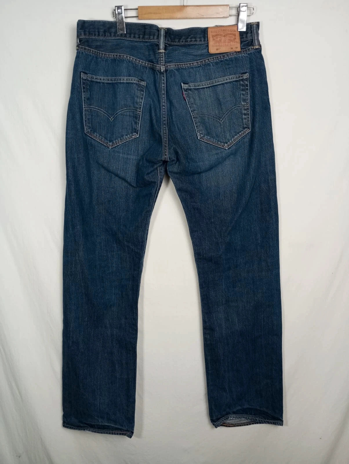 Levis azul 501 w36 l34 talla 46 pantalones vaqueros