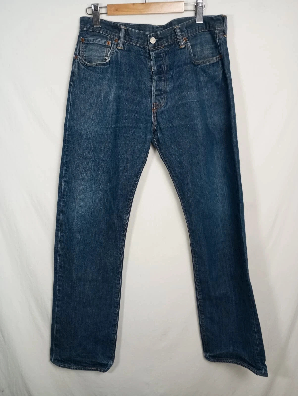 Levis azul 501 w36 l34 talla 46 pantalones vaqueros