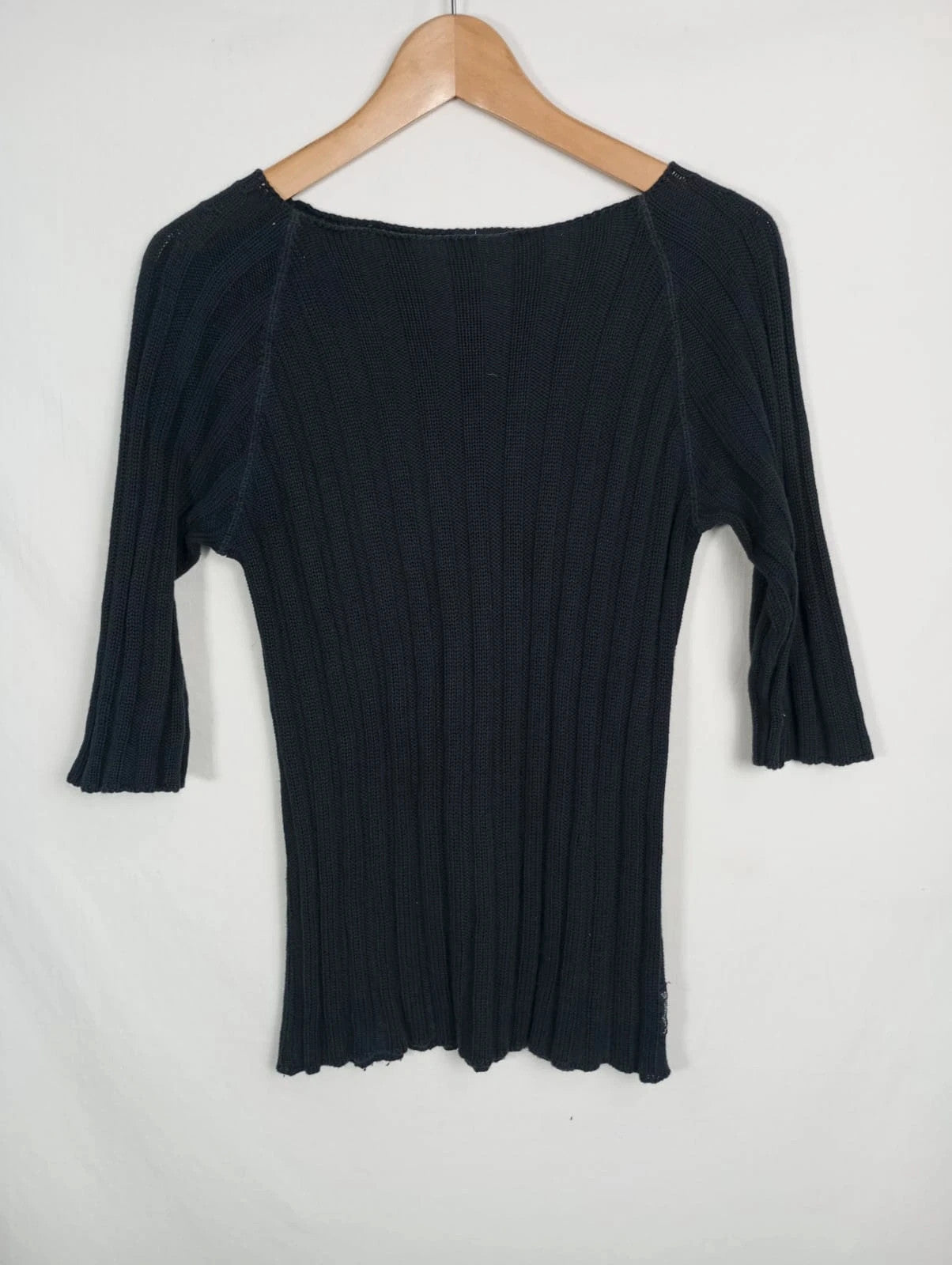 Armani jeans jersey 100% algodón o camiseta de punto media manga talla 42