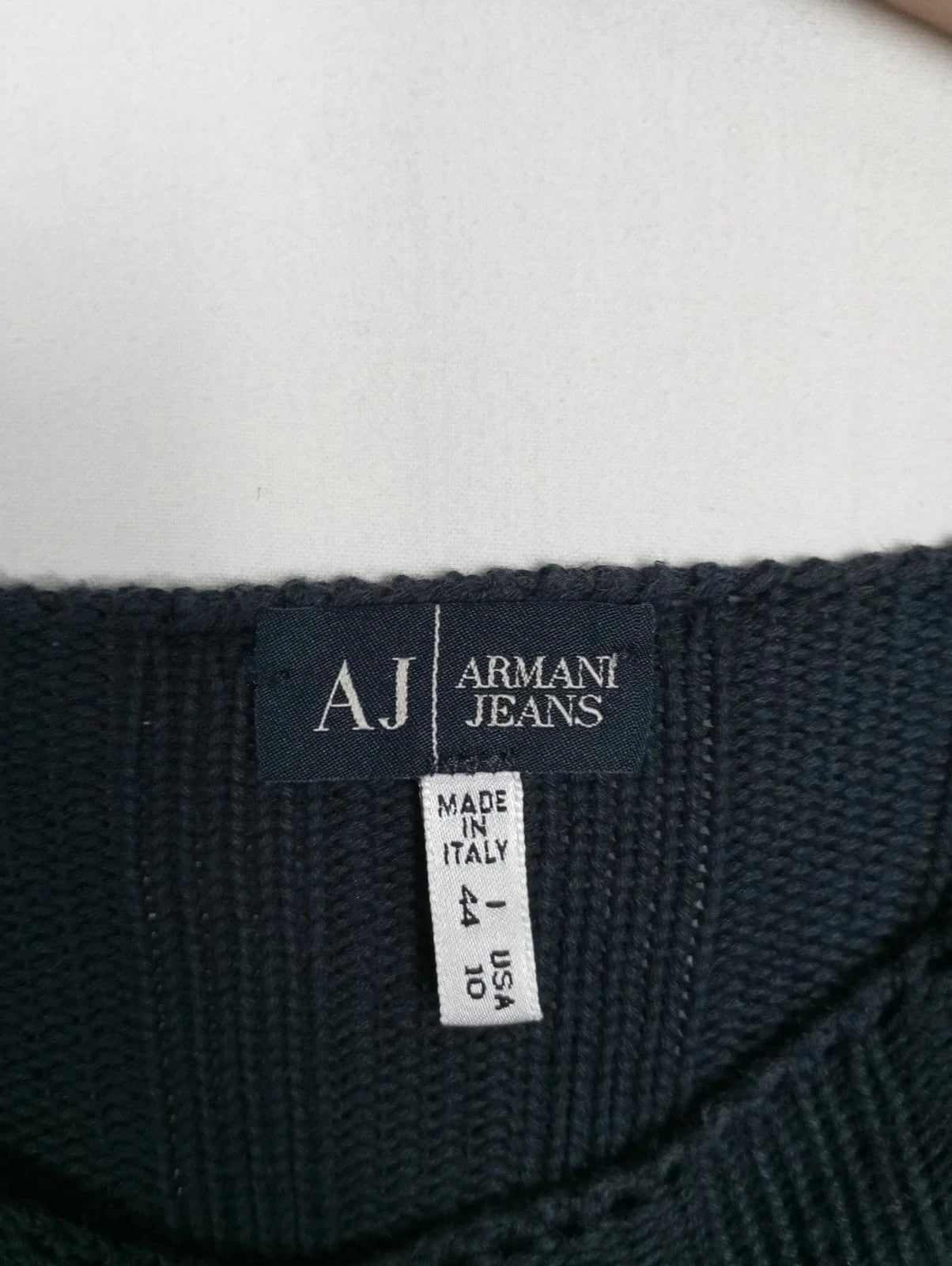 Armani jeans jersey 100% algodón o camiseta de punto media manga talla 42