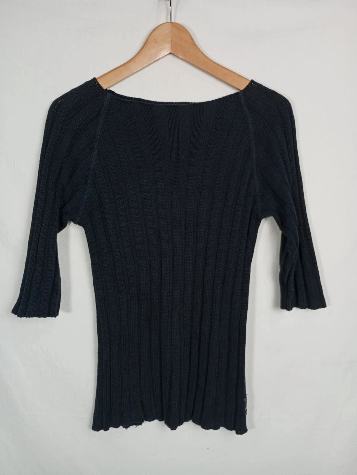 Armani jeans jersey 100% algodón o camiseta de punto media manga talla 42