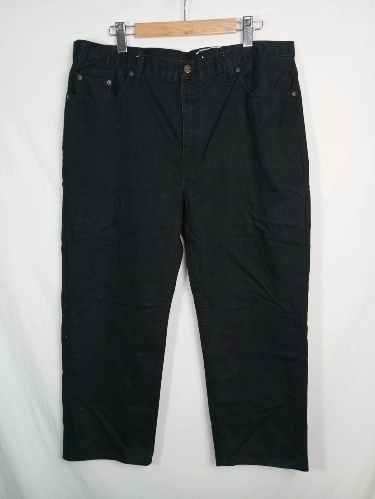 Levis negros 504 w40 l34 talla 50 pantalones vaqueros