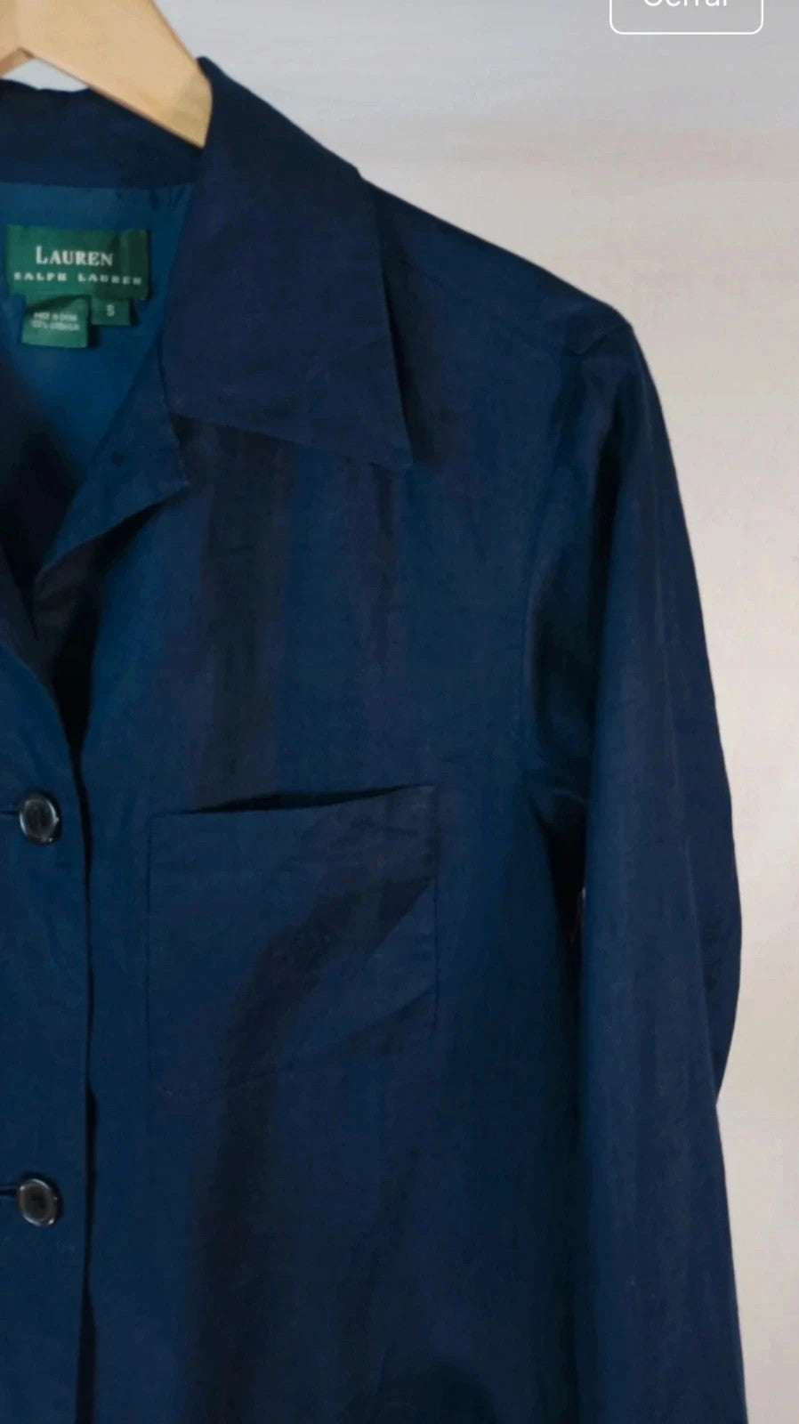 sobrecamisa de lino talla s Ralph Lauren
