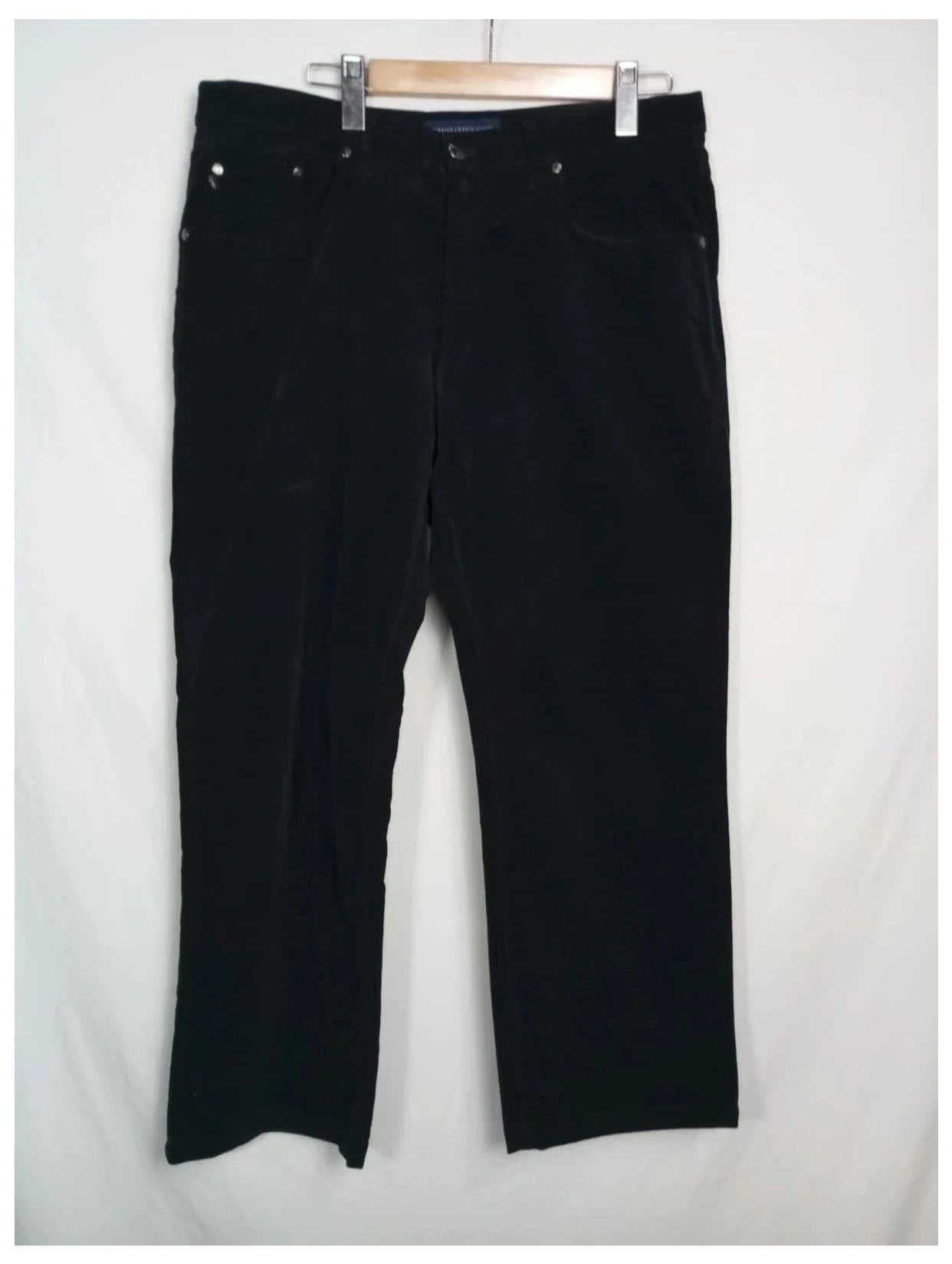 pantalón trussardi negro elástico talla 46