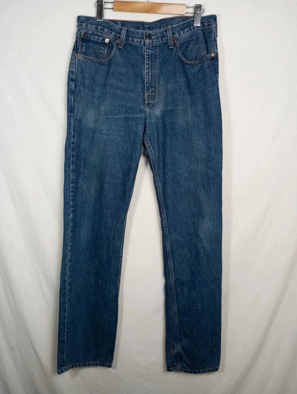 Levis azul 751 w34 l36 talla 44 pantalones vaqueros