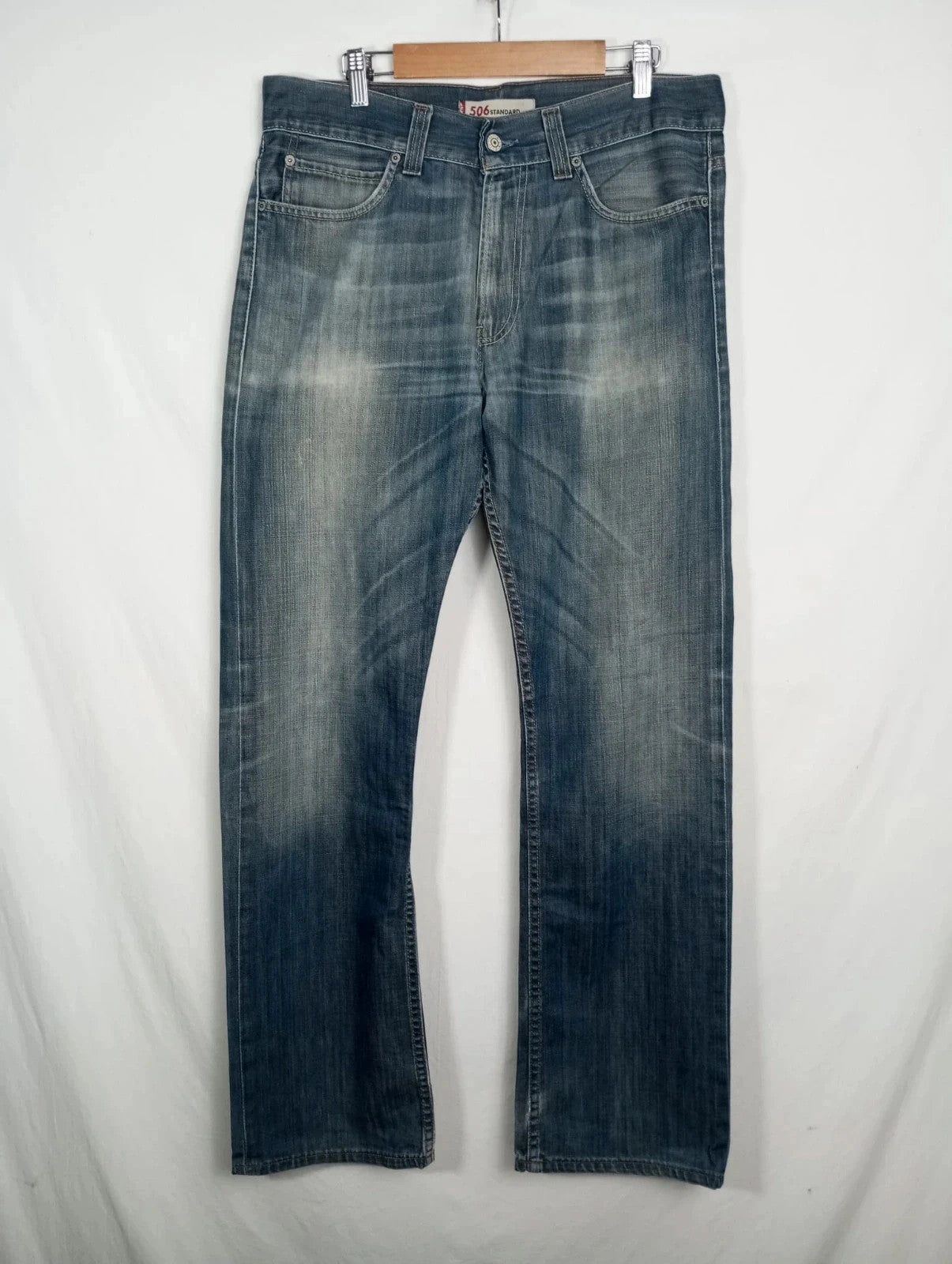 Levis azul 506 w34 l34 talla 44 pantalones vaqueros