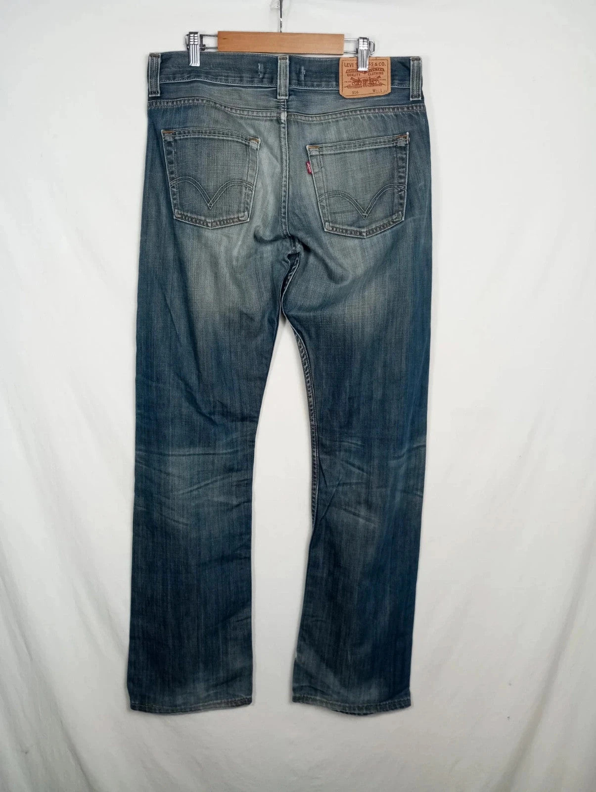 Levis azul 506 w34 l34 talla 44 pantalones vaqueros