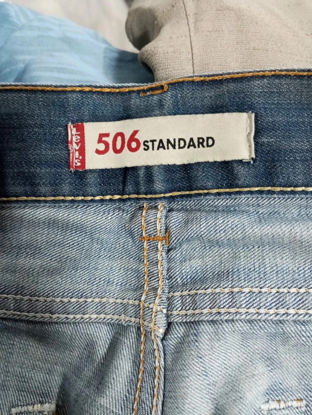 Levis azul 506 w34 l34 talla 44 pantalones vaqueros