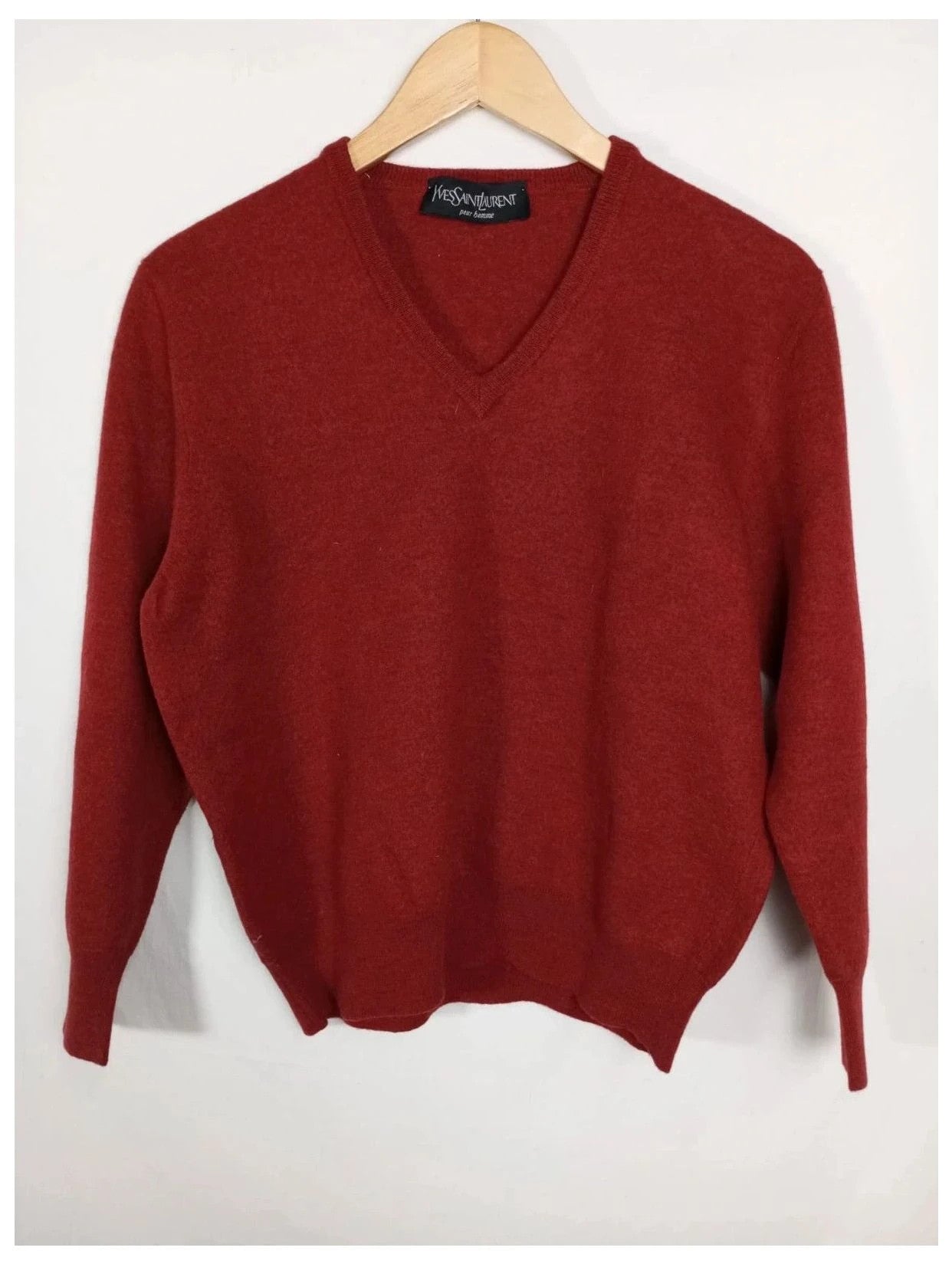 jersey granate ysl de lana. Perfecto estado