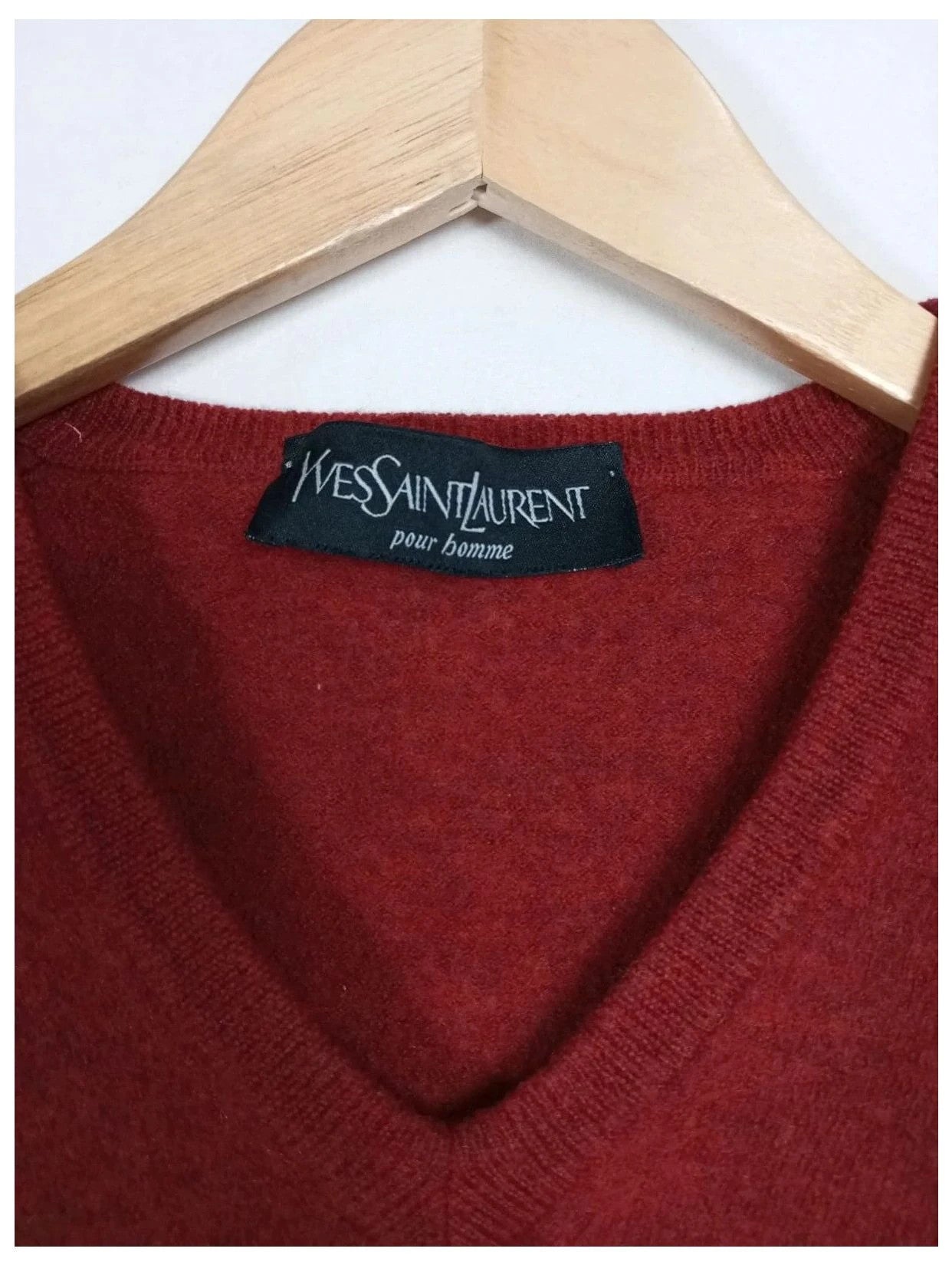 jersey granate ysl de lana. Perfecto estado