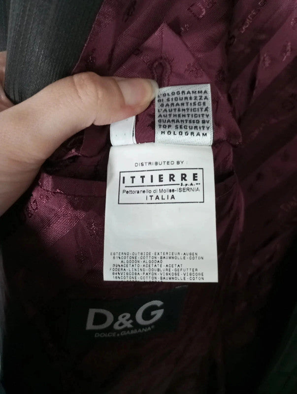 chaqueta dolce & gabanna talla 48