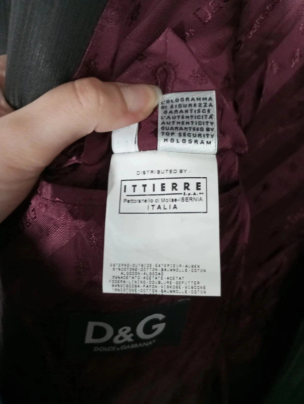 chaqueta dolce & gabanna talla 48