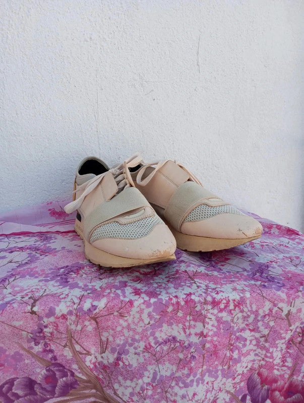 zapatillas Race beige Balenciaga talla 38